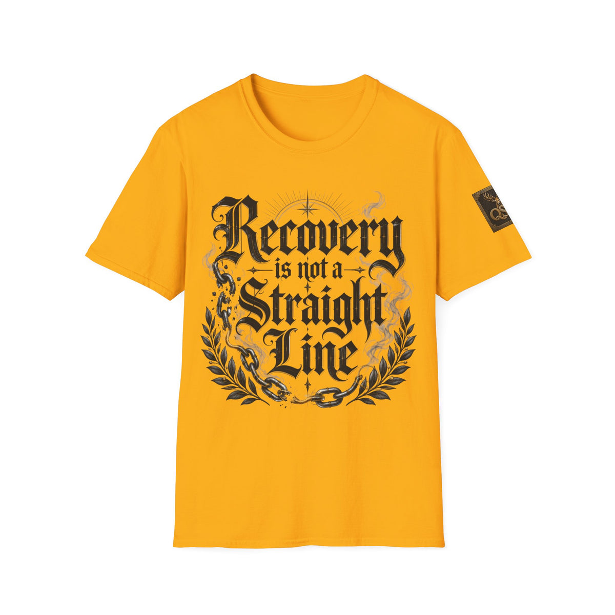 Recovery Is Not a Straight Line Inspirational Mental Health T-Shirt