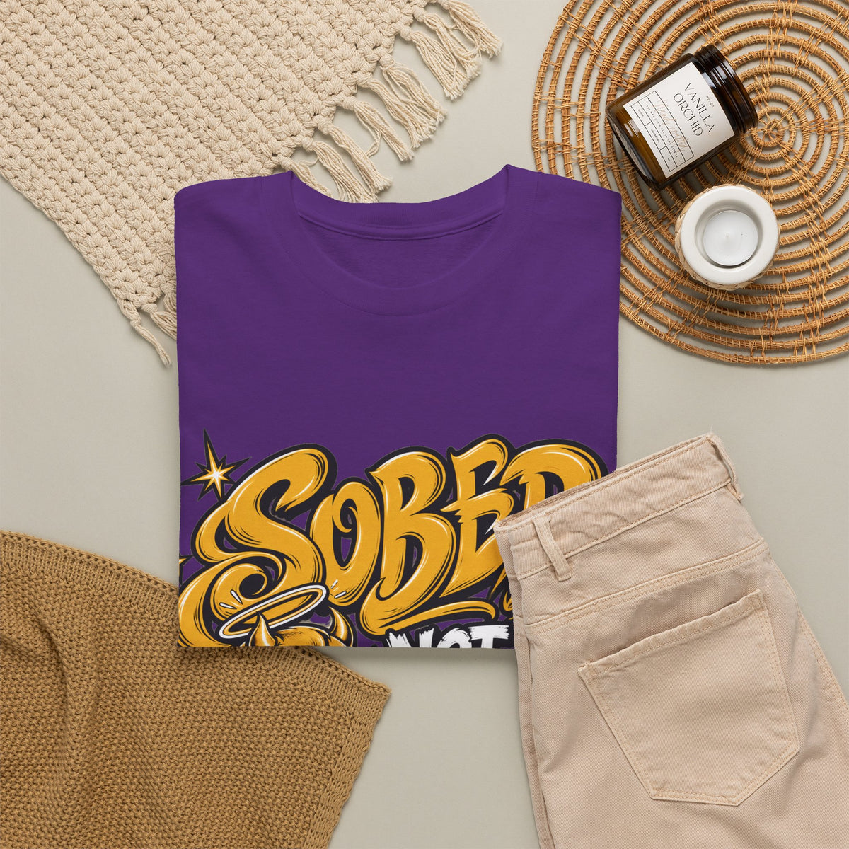 Sober Not a Fucking Saint T-Shirt