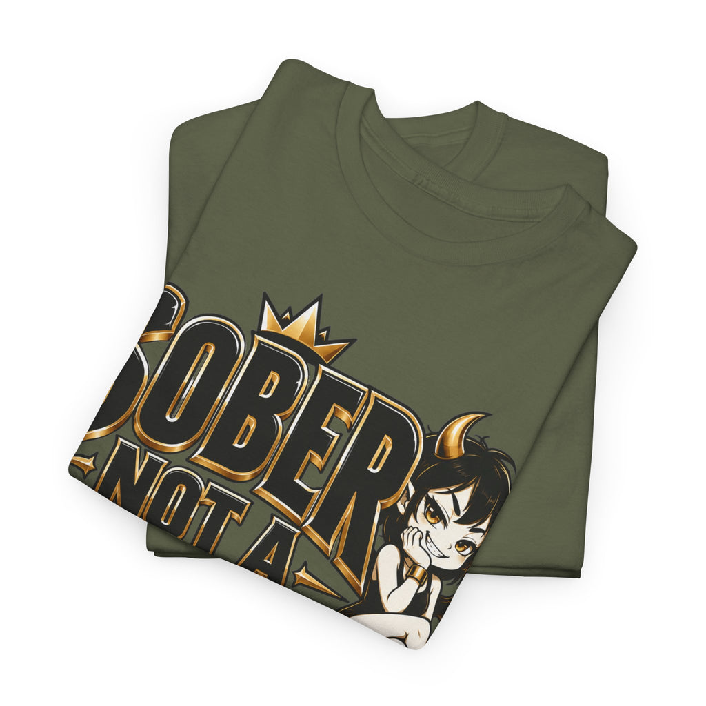 Sober Not a Saint Graphic T-Shirt