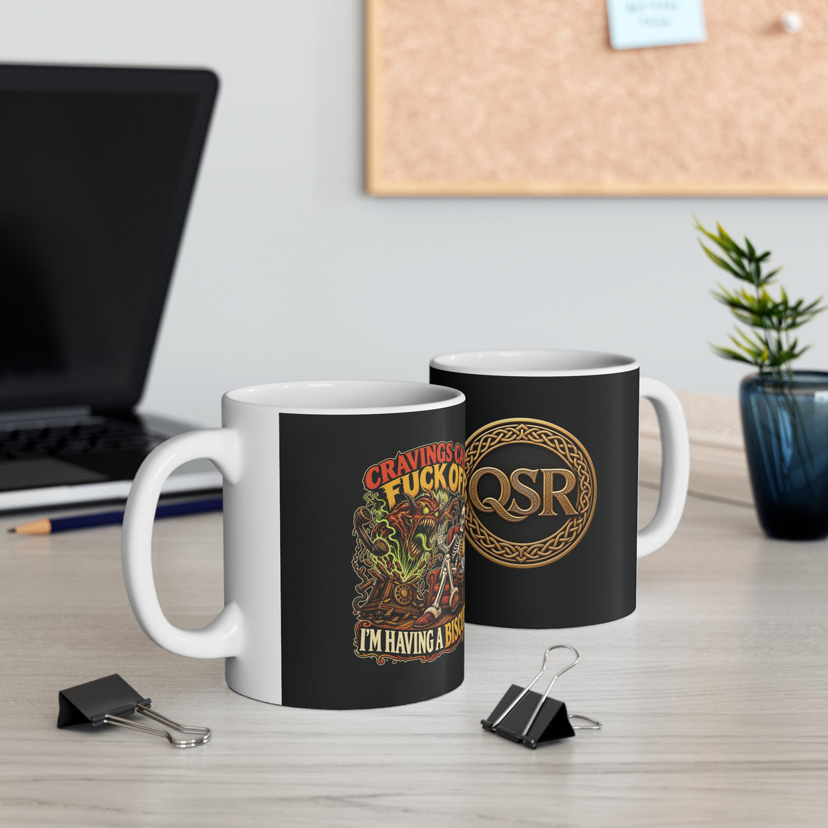 Cravings & Biscuits — QSR Ceramic Mug