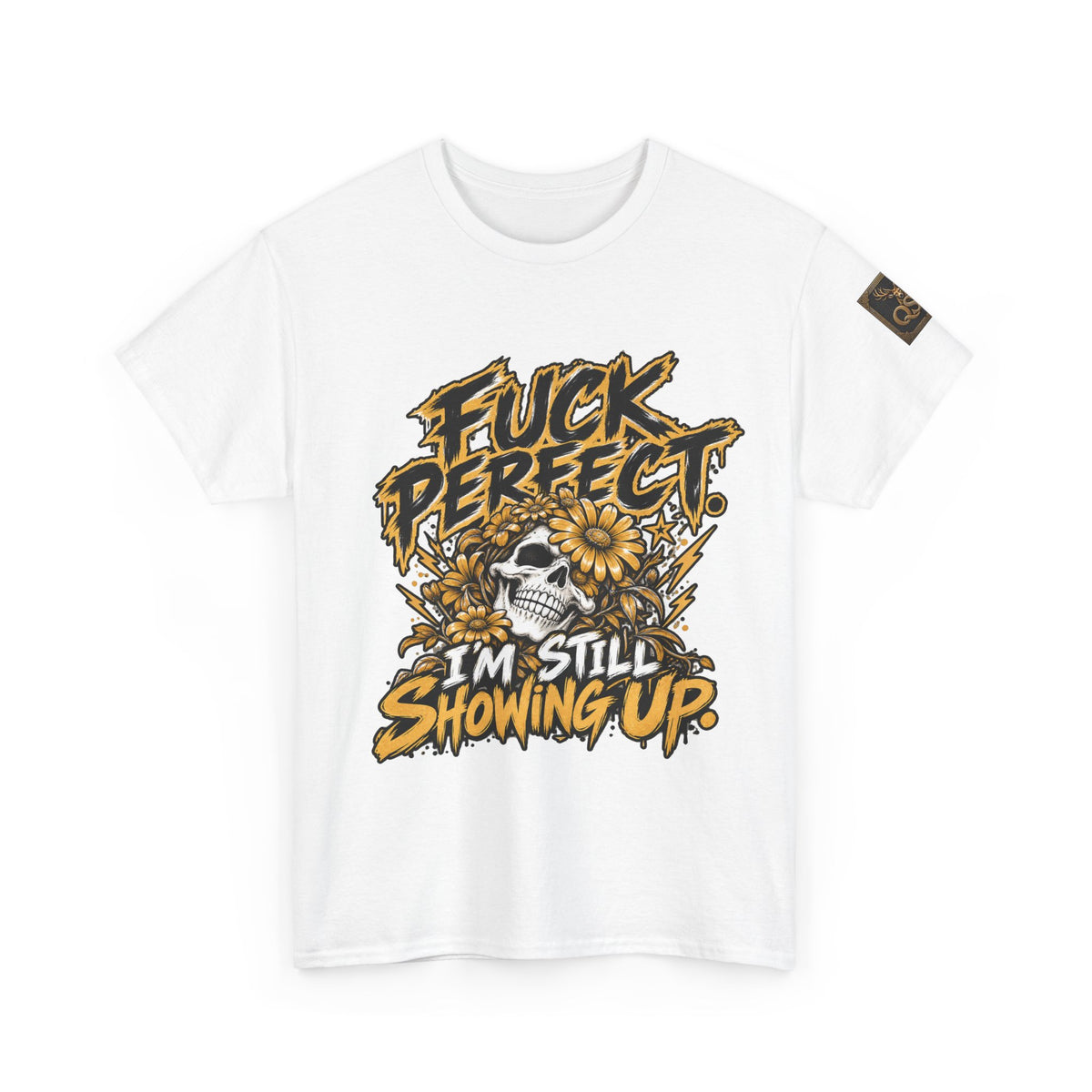 Fuck Perfect — Skull & Sunflower T-Shirt