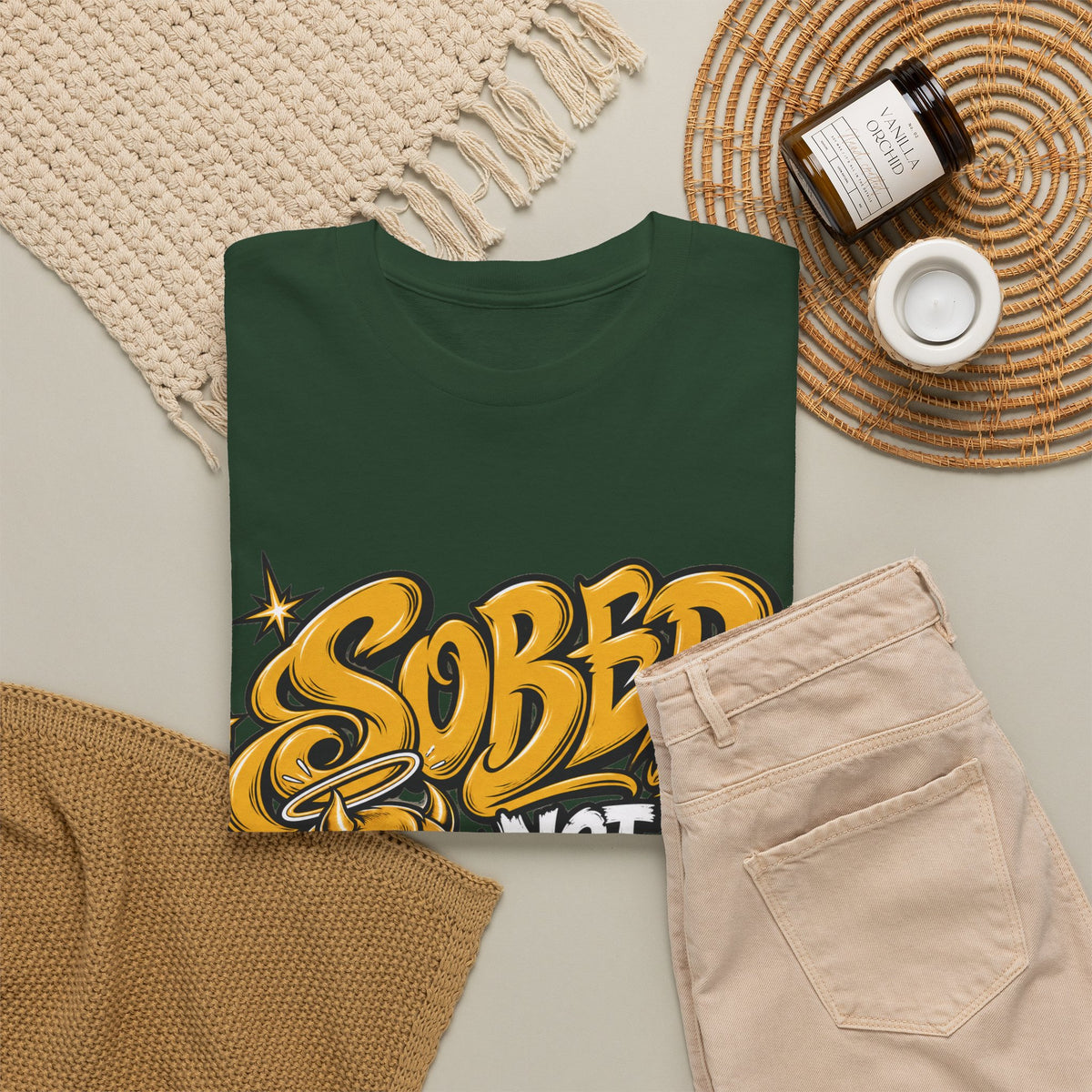 Sober Not a Fucking Saint T-Shirt
