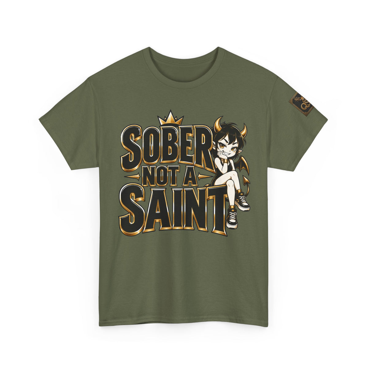 Sober Not a Saint Graphic T-Shirt