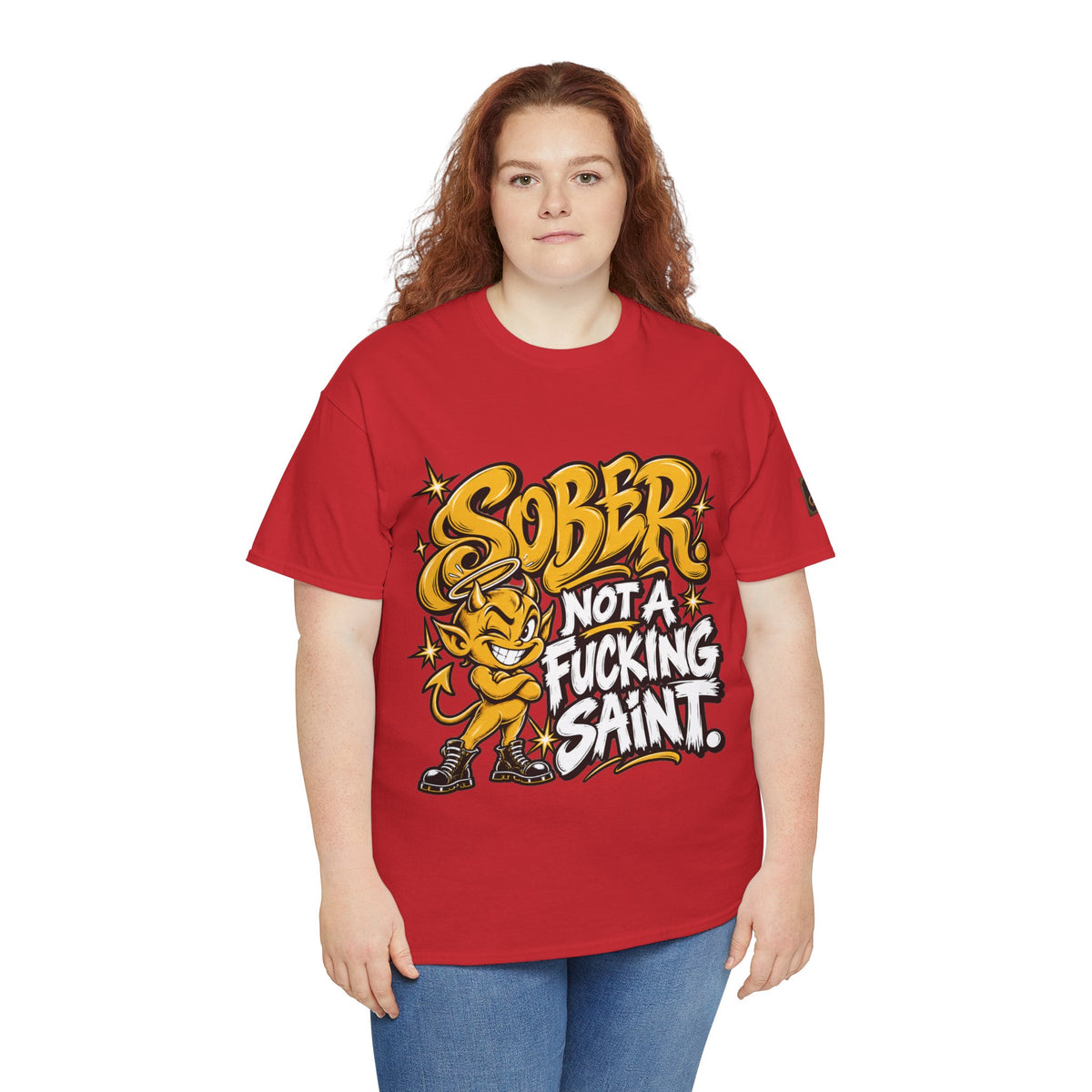 Sober Not a Fucking Saint T-Shirt