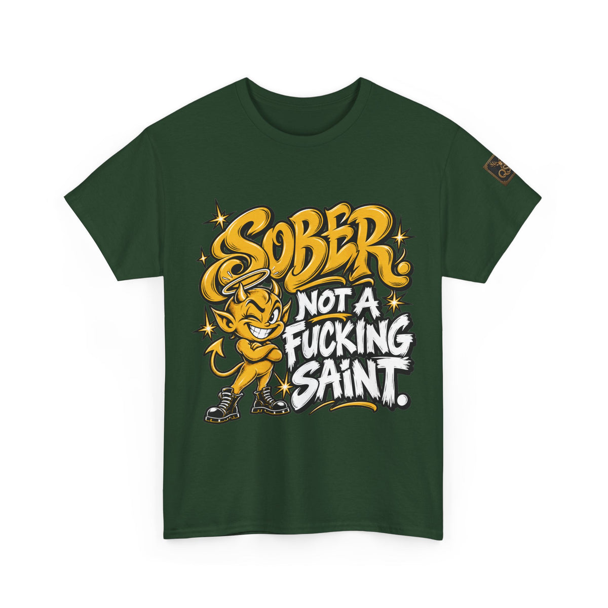 Sober Not a Fucking Saint T-Shirt