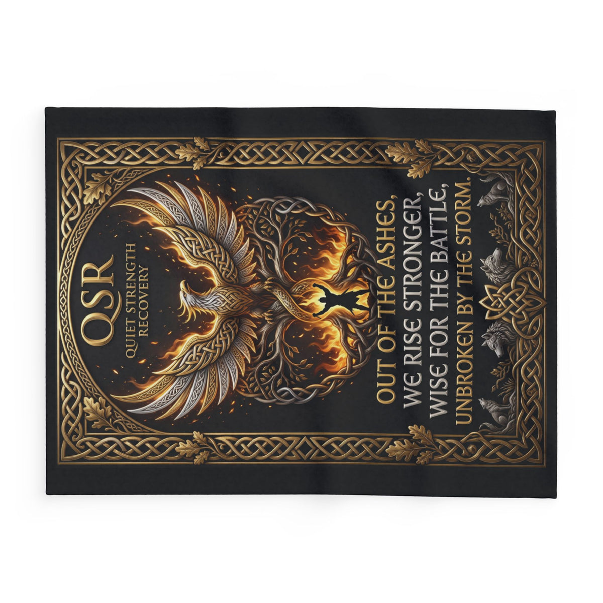 Out of the Ashes — QSR Fleece Blanket