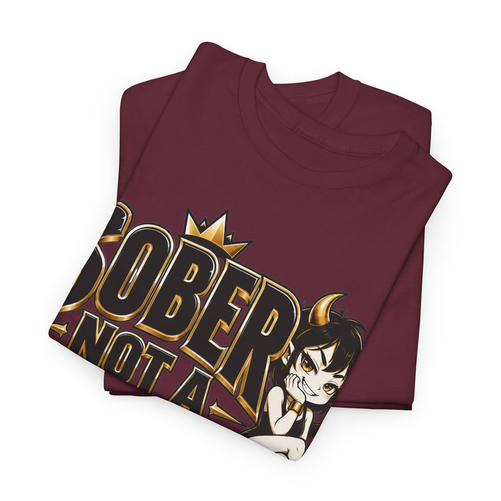 Sober Not a Saint Graphic T-Shirt