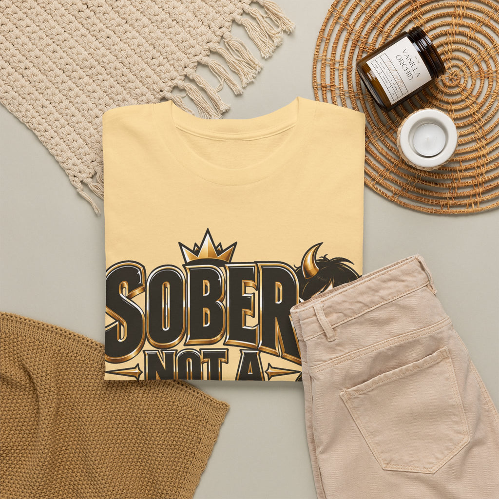 Sober Not a Saint Graphic T-Shirt