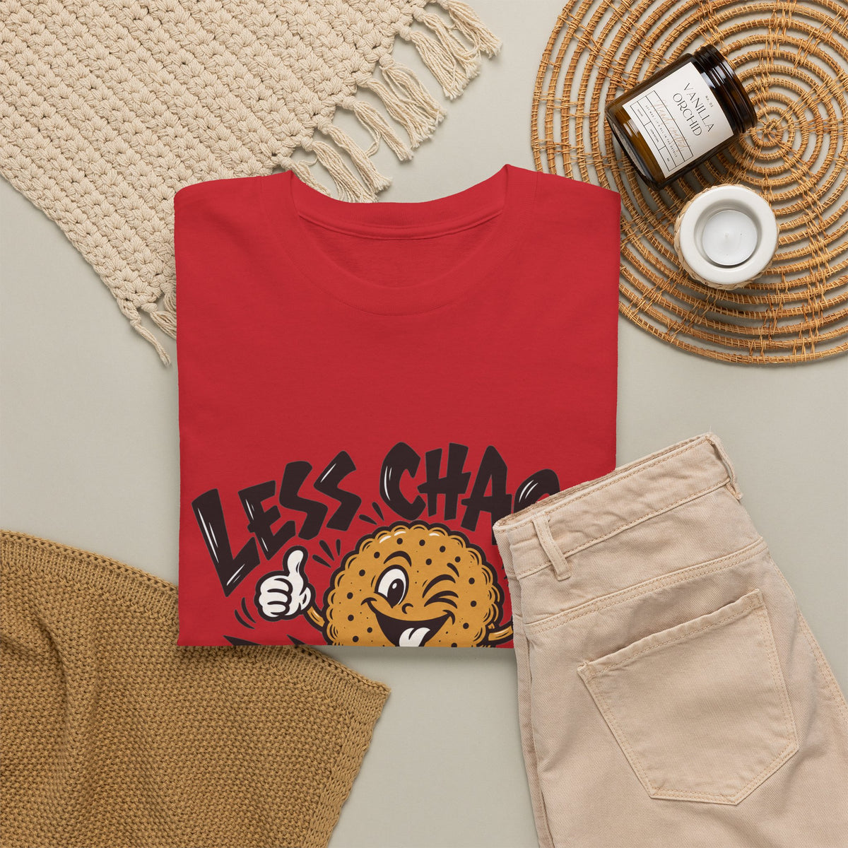 Less Chaos, More Biscuits T-Shirt
