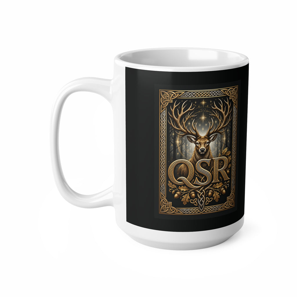 Noble Stag — QSR Celtic Crest Mug