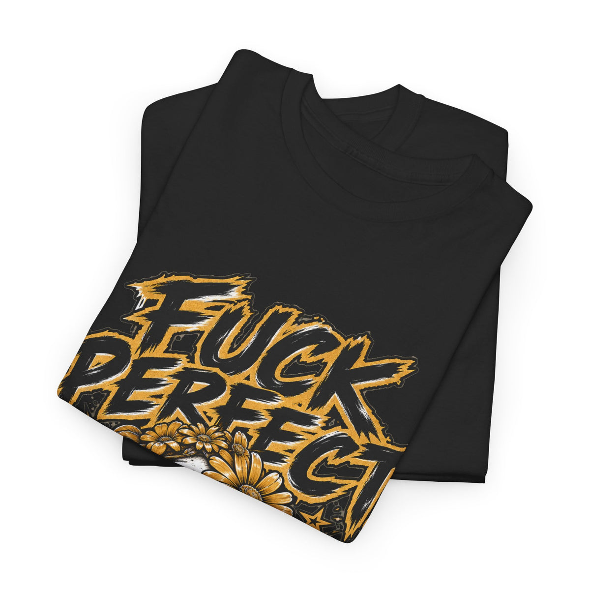 Fuck Perfect — Skull & Sunflower T-Shirt