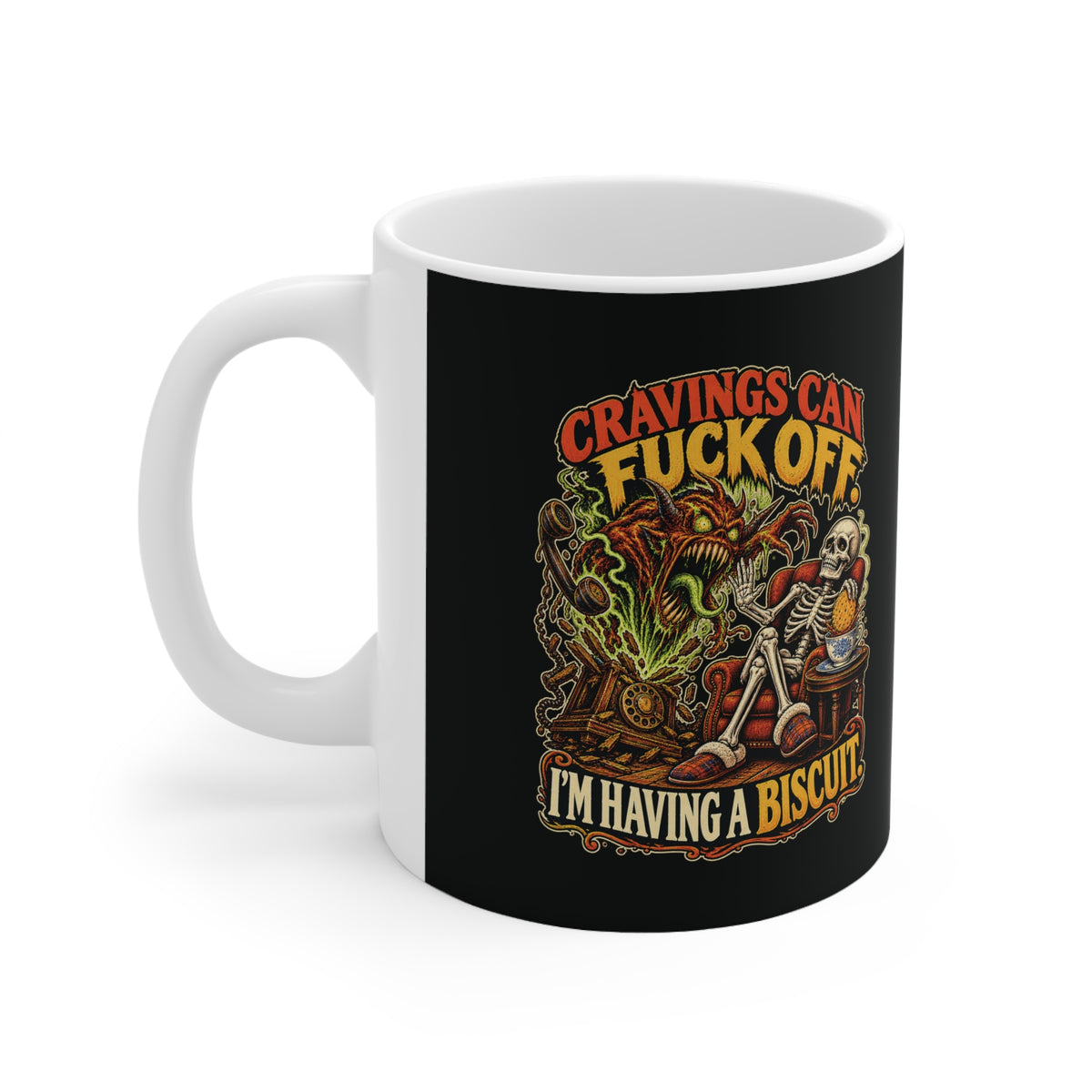 Cravings & Biscuits — QSR Ceramic Mug