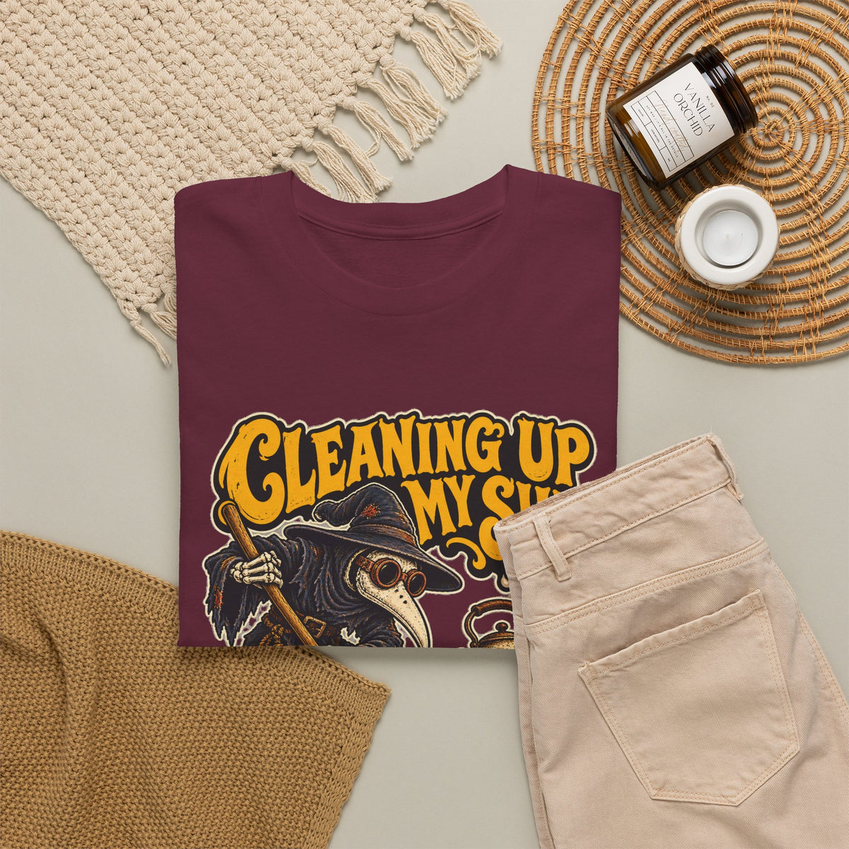 Cleaning Up My Shit — Demons Included T-Shirt