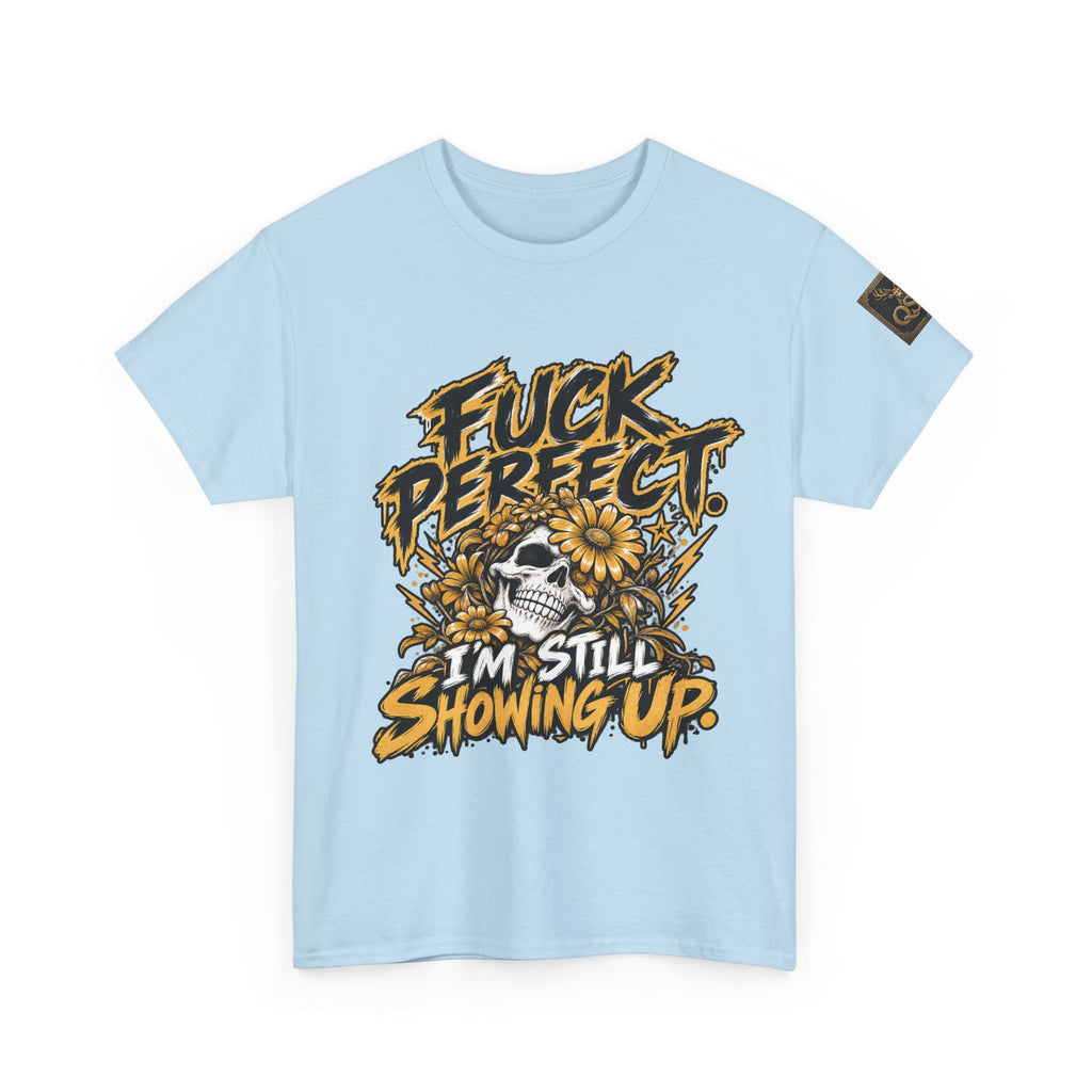 Fuck Perfect — Skull & Sunflower T-Shirt