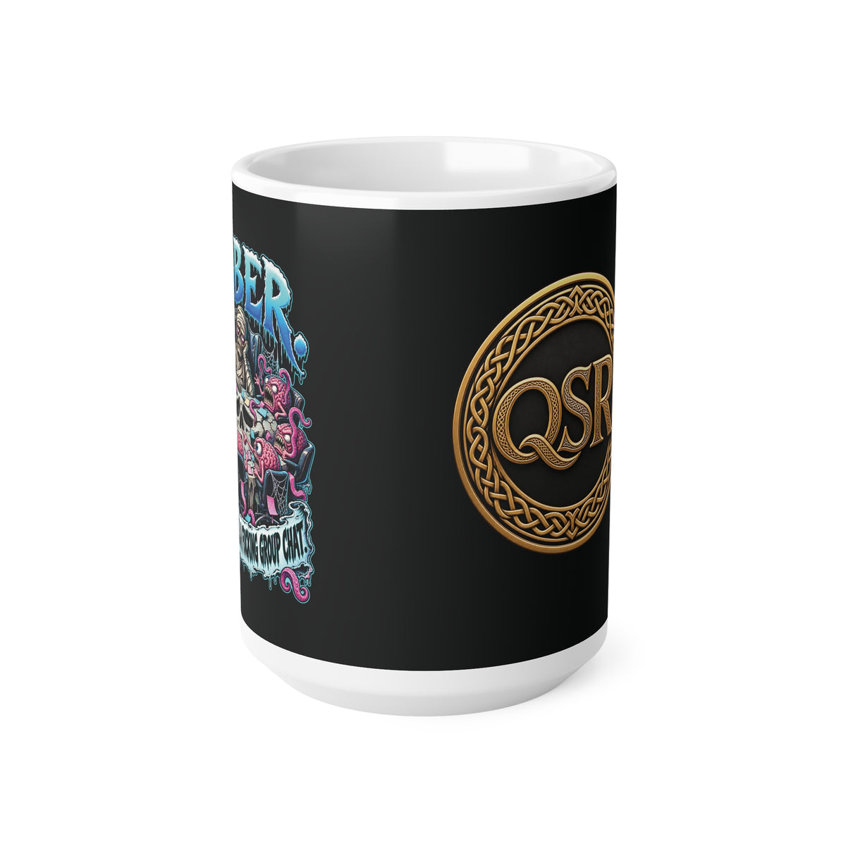Sober Brain Group Chat — QSR Ceramic Mug