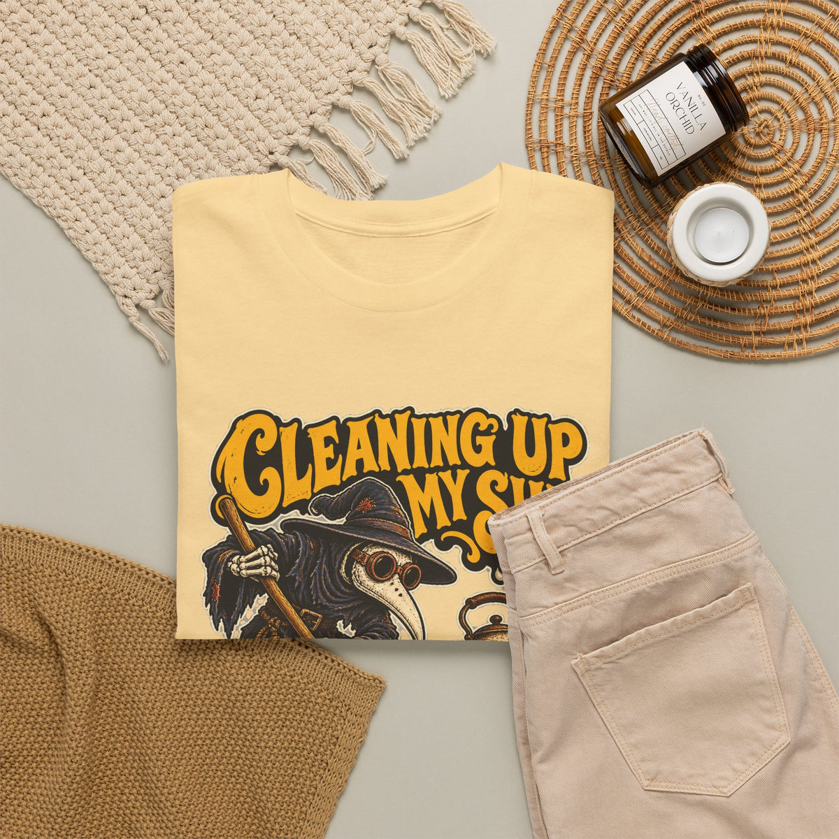 Cleaning Up My Shit — Demons Included T-Shirt