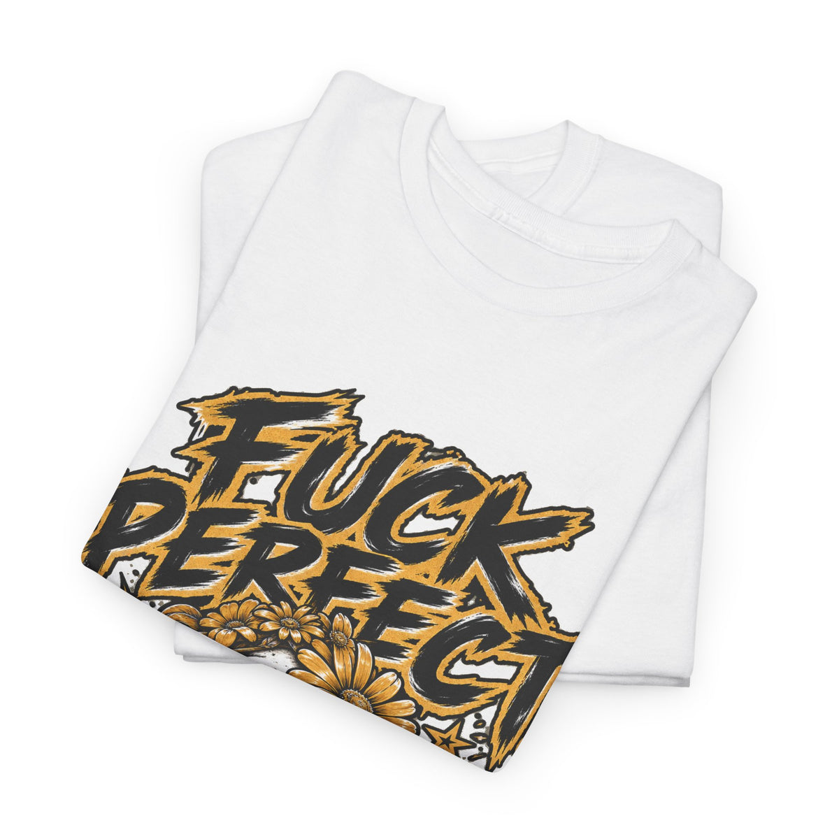 Fuck Perfect — Skull & Sunflower T-Shirt