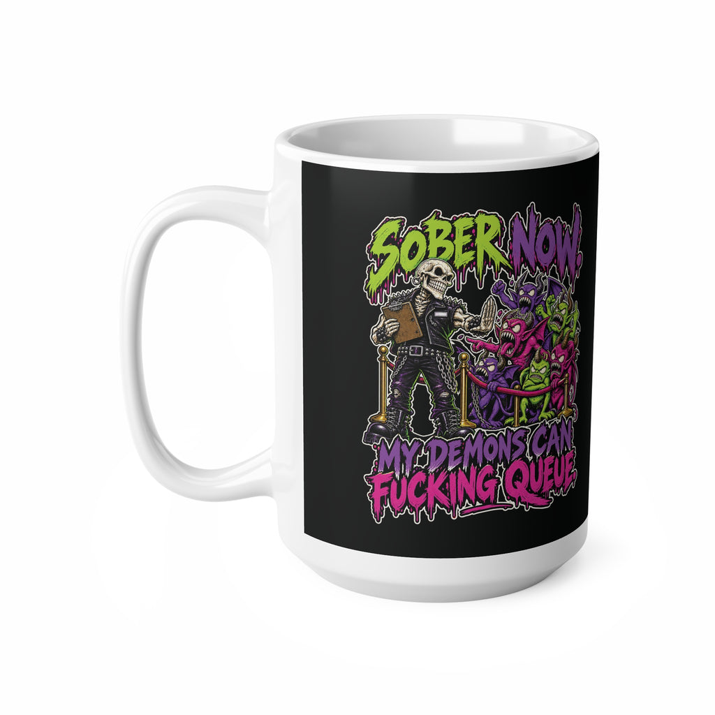 Demons Can Queue — QSR Ceramic Mug