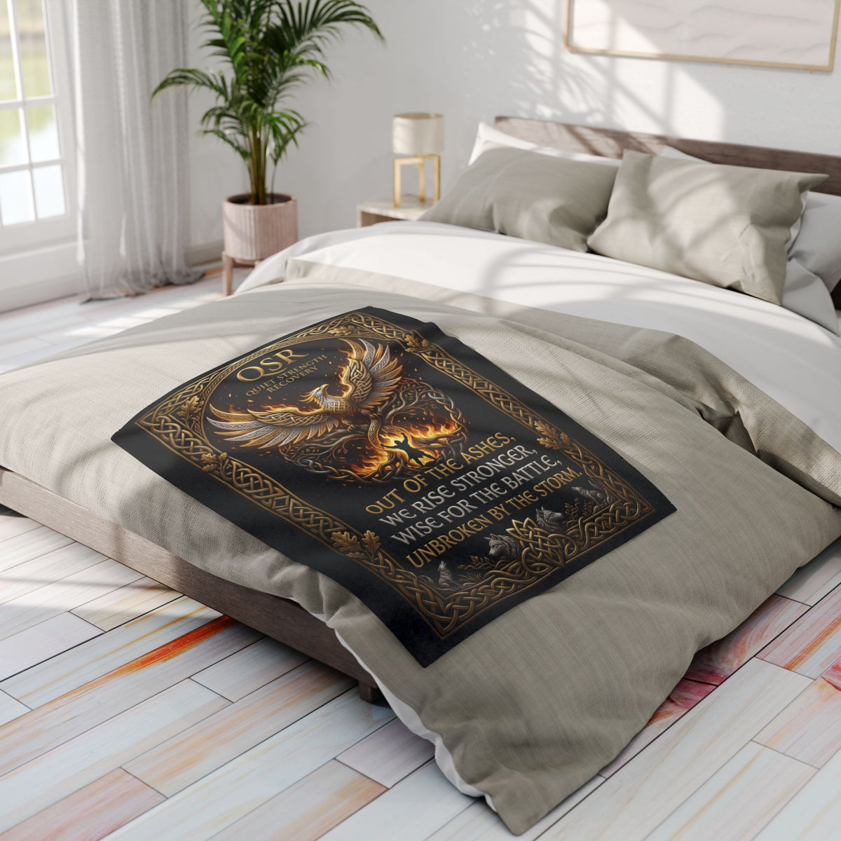 Out of the Ashes — QSR Fleece Blanket