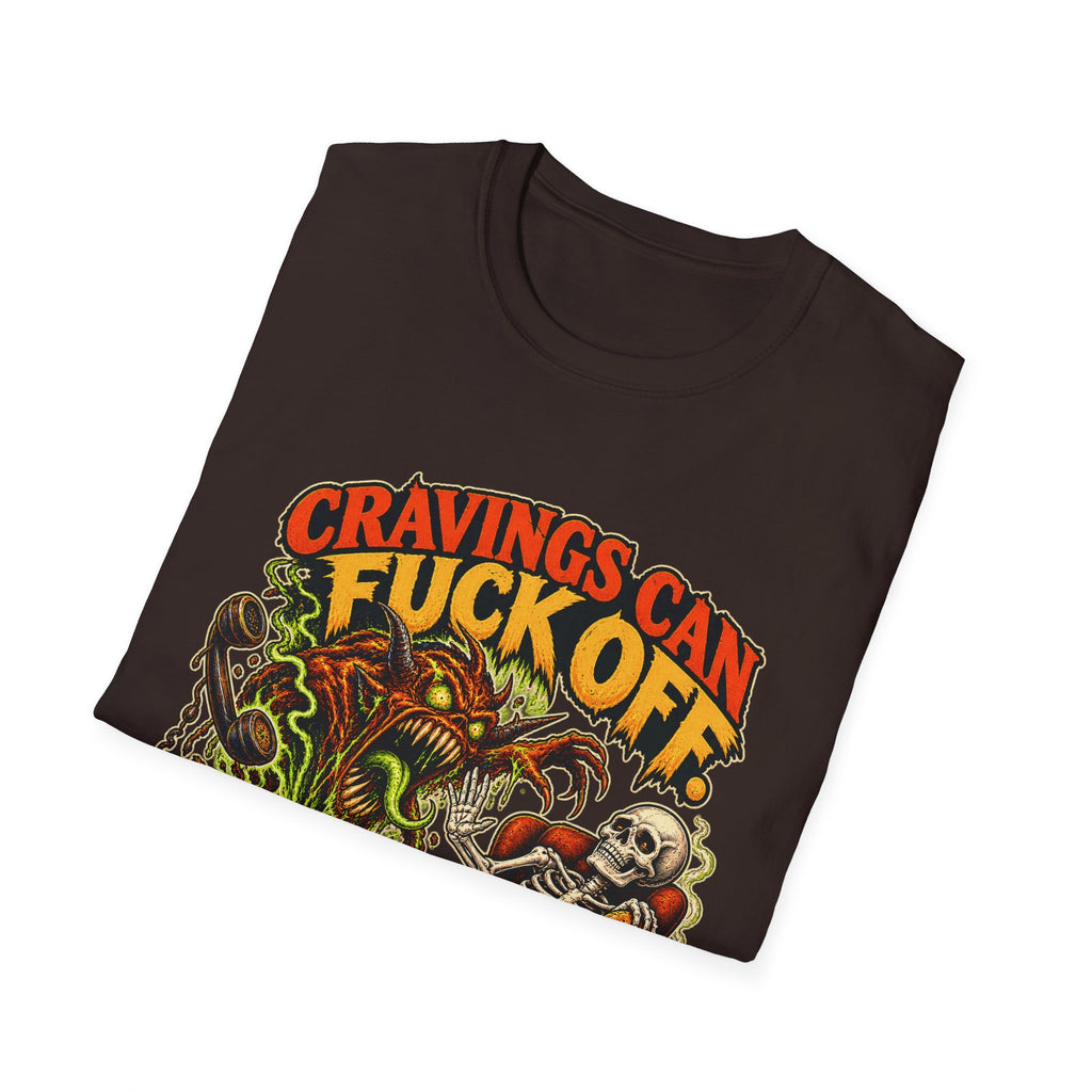 Cravings Can F*ck Off I’m Having a Biscuit Funny Food T-Shirt