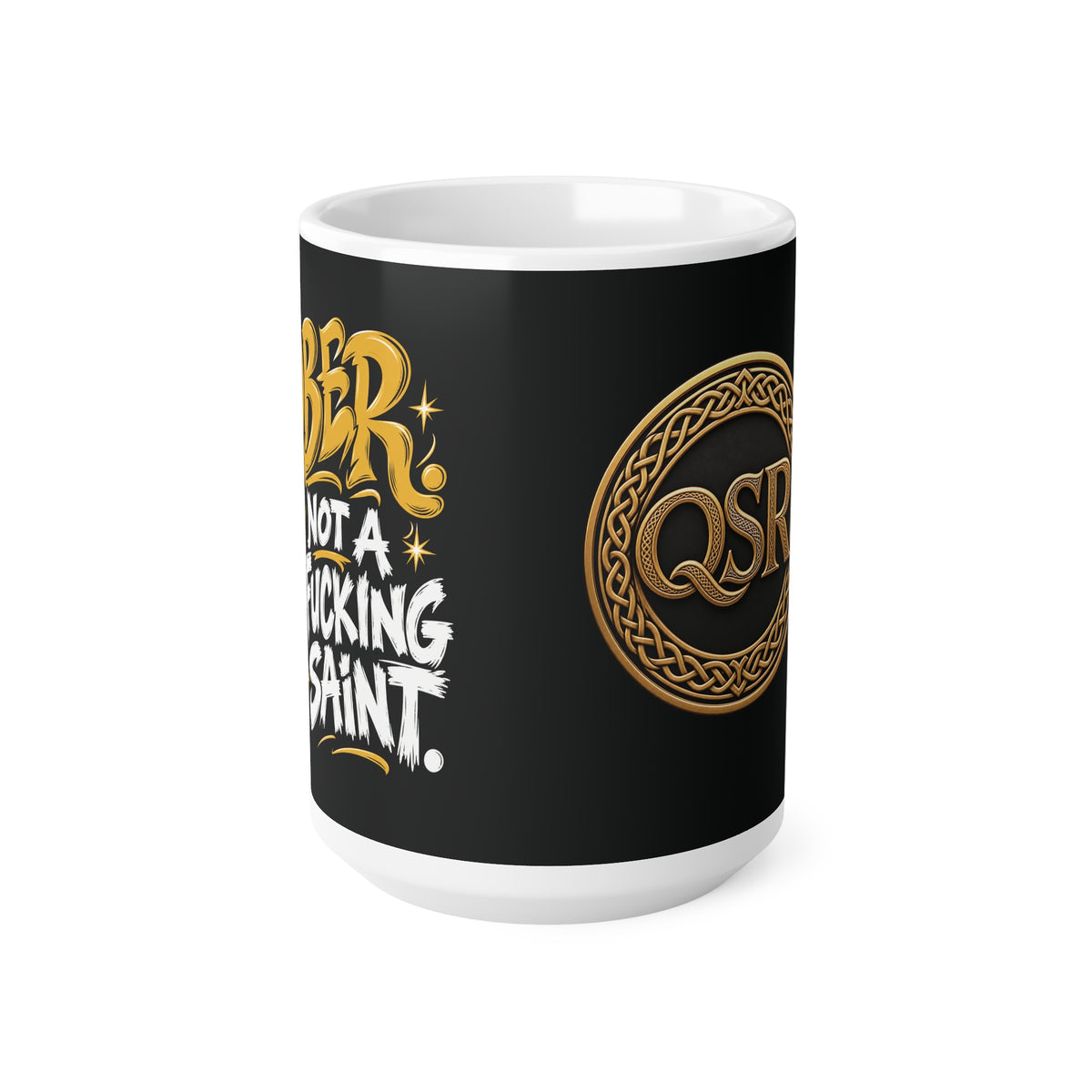 Sober Not a Fucking Saint Mug