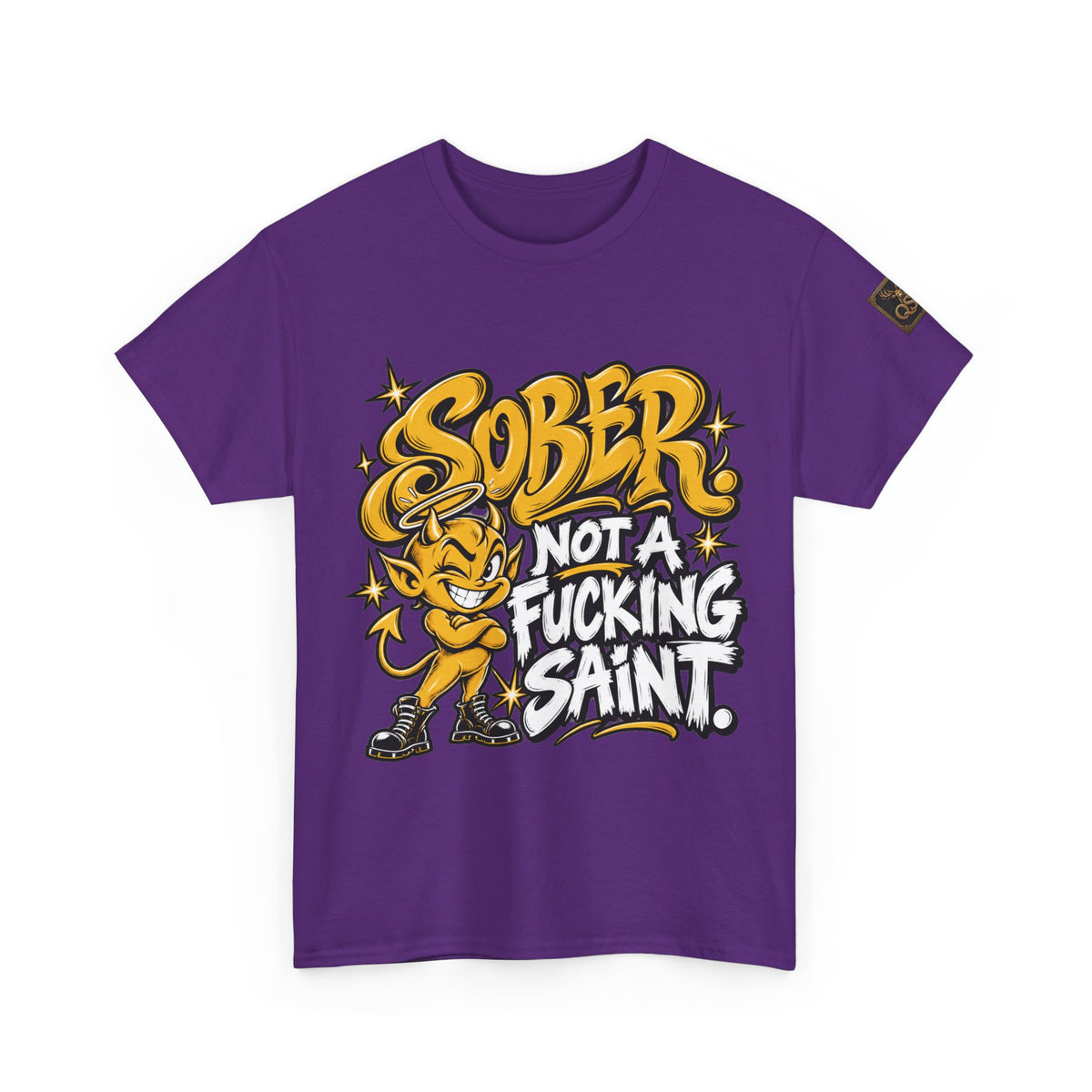 Sober Not a Fucking Saint T-Shirt
