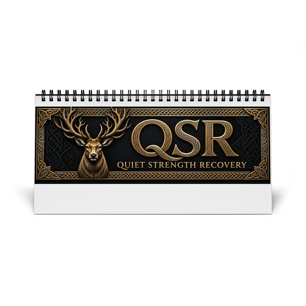 2027 Desk Calendar – QSR Quiet Strength Recovery Deer Design