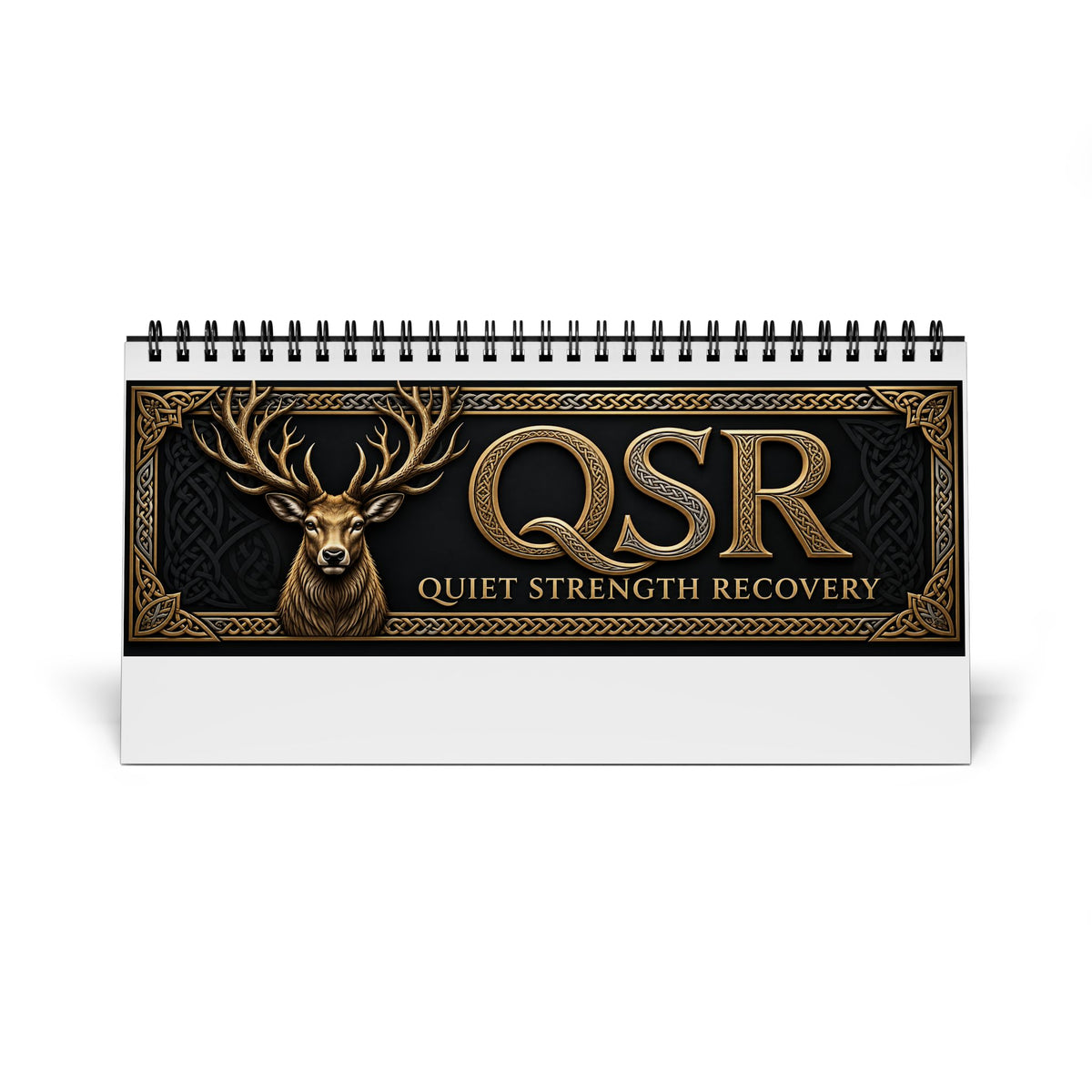 2027 Desk Calendar – QSR Quiet Strength Recovery Deer Design