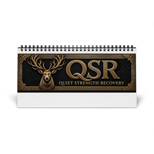 2027 Desk Calendar – QSR Quiet Strength Recovery Deer Design