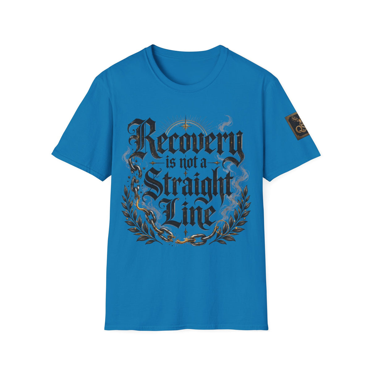 Recovery Is Not a Straight Line Inspirational Mental Health T-Shirt