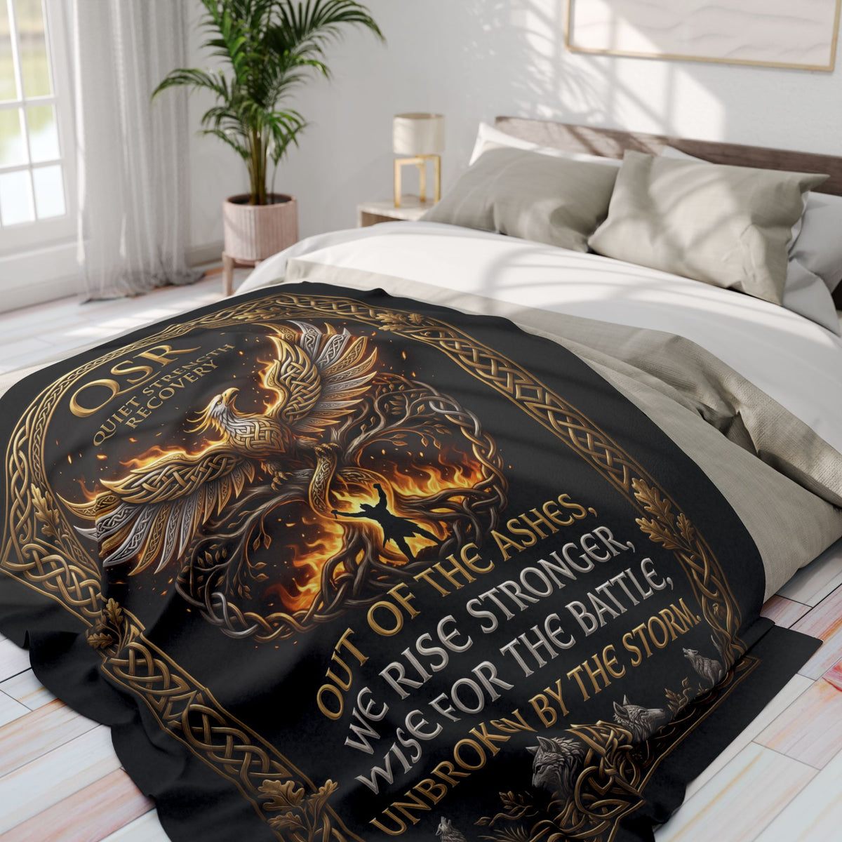 Out of the Ashes — QSR Fleece Blanket