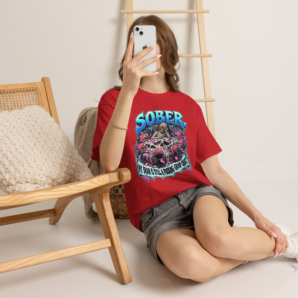 Sober Brain Group Chat T-Shirt