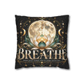 Breathe Moon Lotus Square Pillowcase