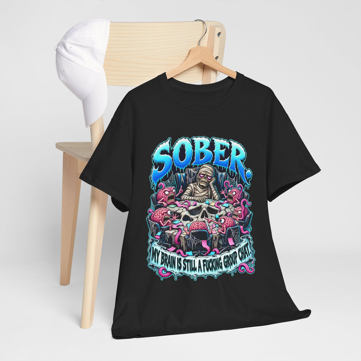 Sober Brain Group Chat T-Shirt