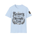 Recovery Is Not a Straight Line Inspirational Mental Health T-Shirt