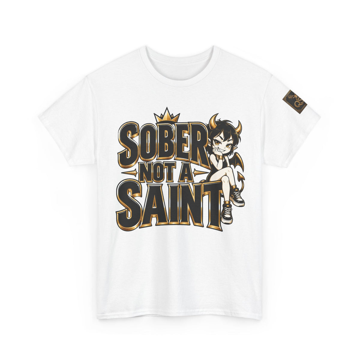 Sober Not a Saint Graphic T-Shirt
