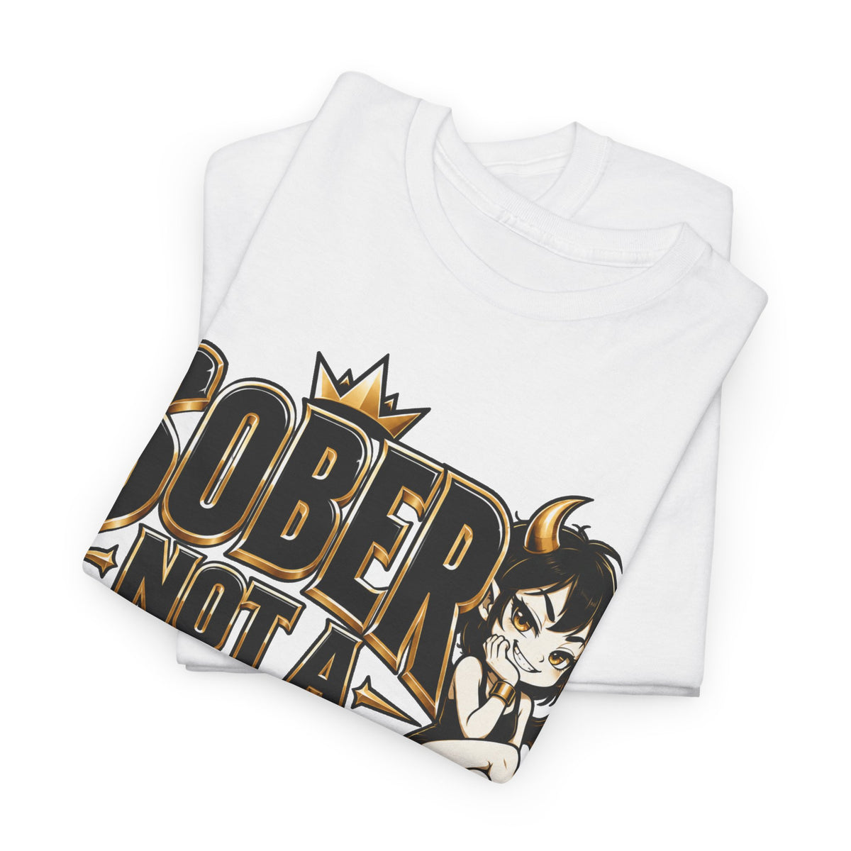 Sober Not a Saint Graphic T-Shirt