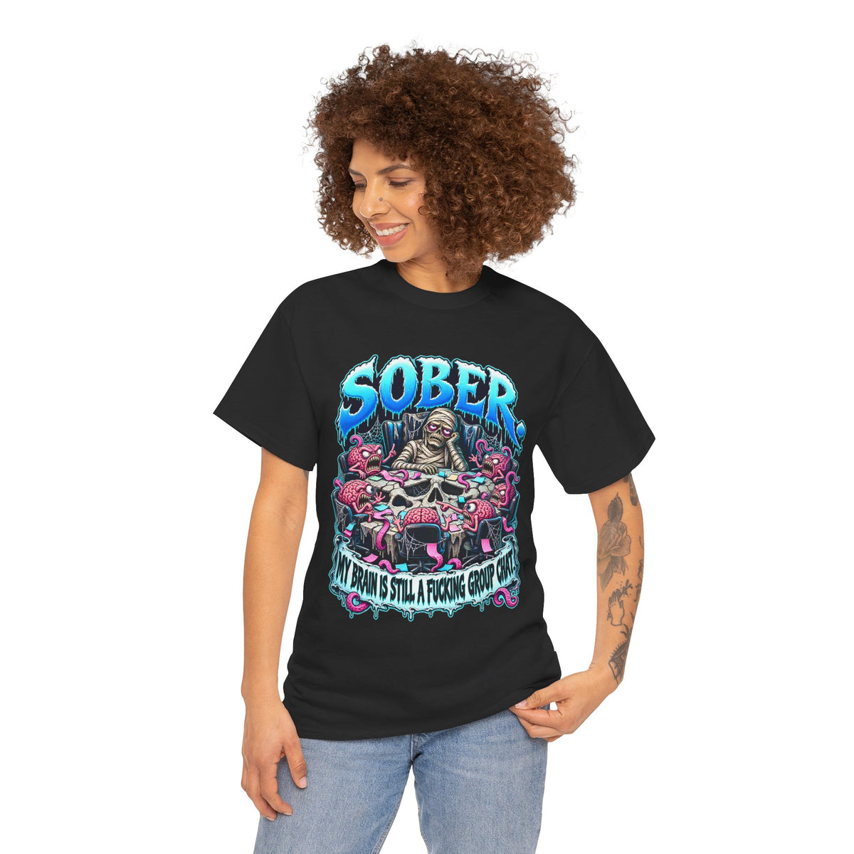 Sober Brain Group Chat T-Shirt
