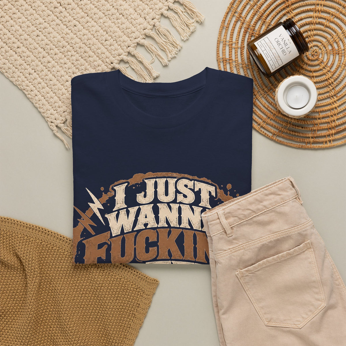 Just Wanna Fucking Coffee Graphic T-Shirt