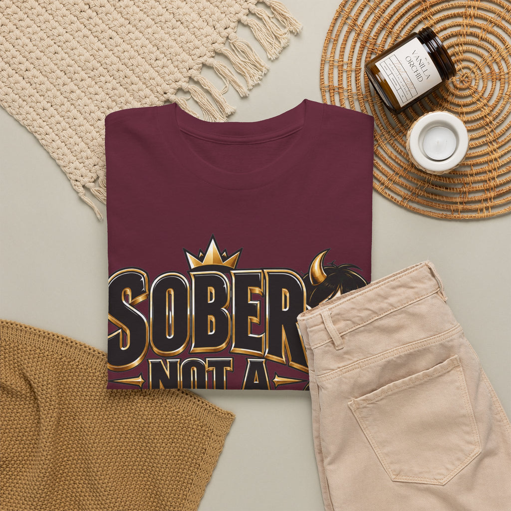 Sober Not a Saint Graphic T-Shirt