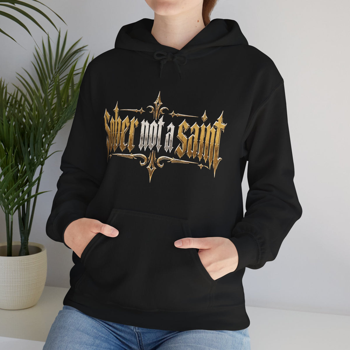 Sober Not a Saint Hoodie