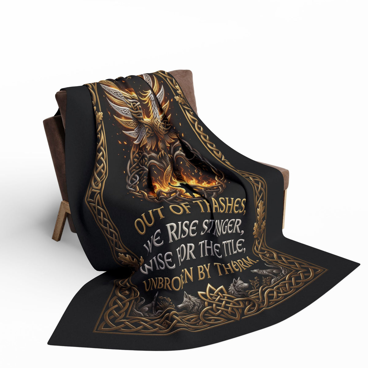 Out of the Ashes — QSR Fleece Blanket