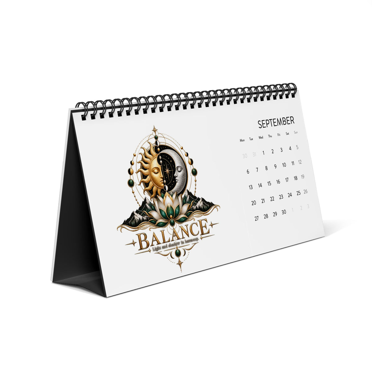 2027 Desk Calendar – QSR Quiet Strength Recovery Deer Design
