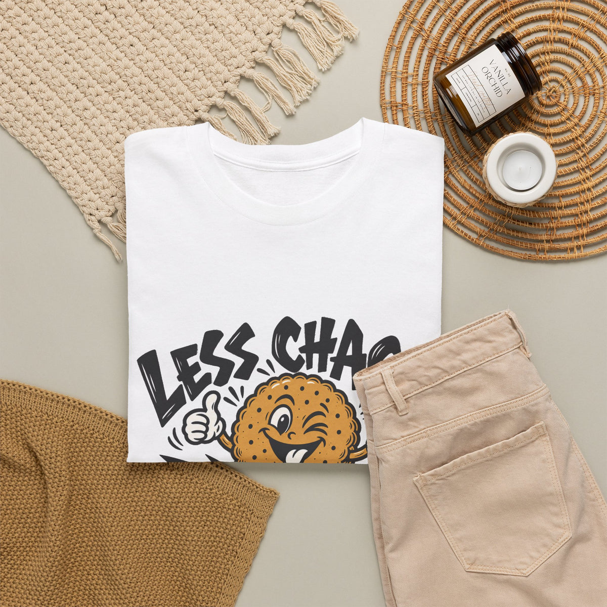 Less Chaos, More Biscuits T-Shirt