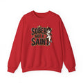 Sober Not a Saint Anime-Inspired Crewneck Sweatshirt