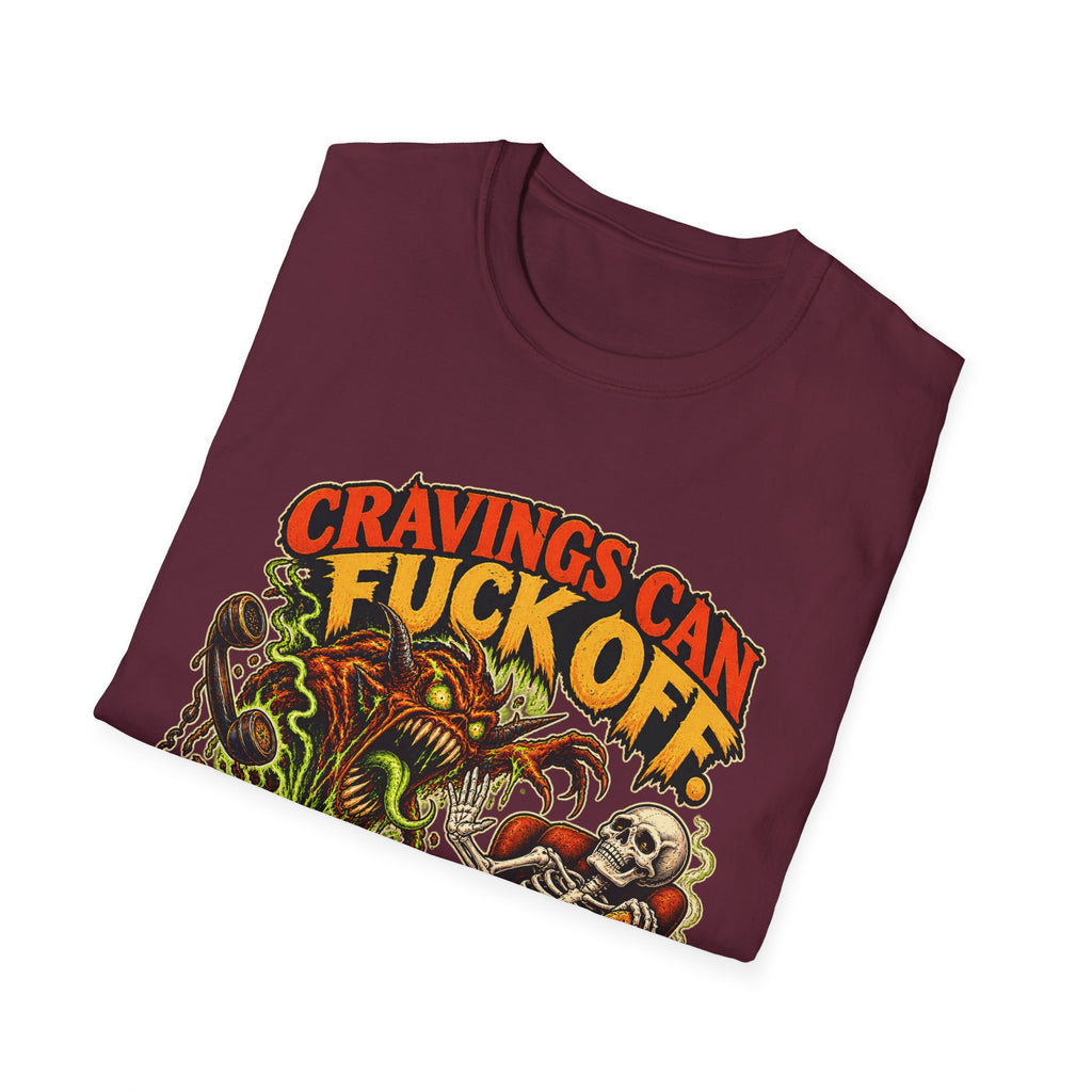 Cravings Can F*ck Off I’m Having a Biscuit Funny Food T-Shirt