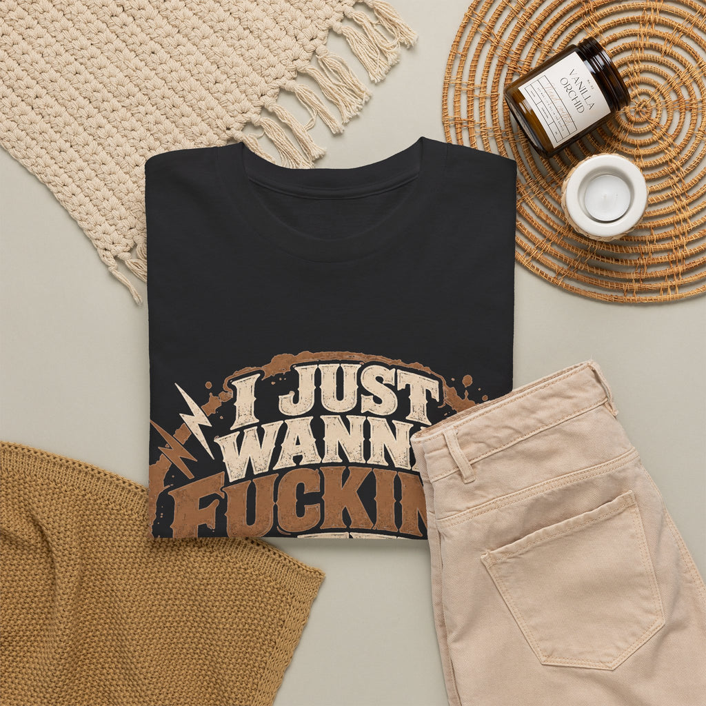 Just Wanna Fucking Coffee Graphic T-Shirt