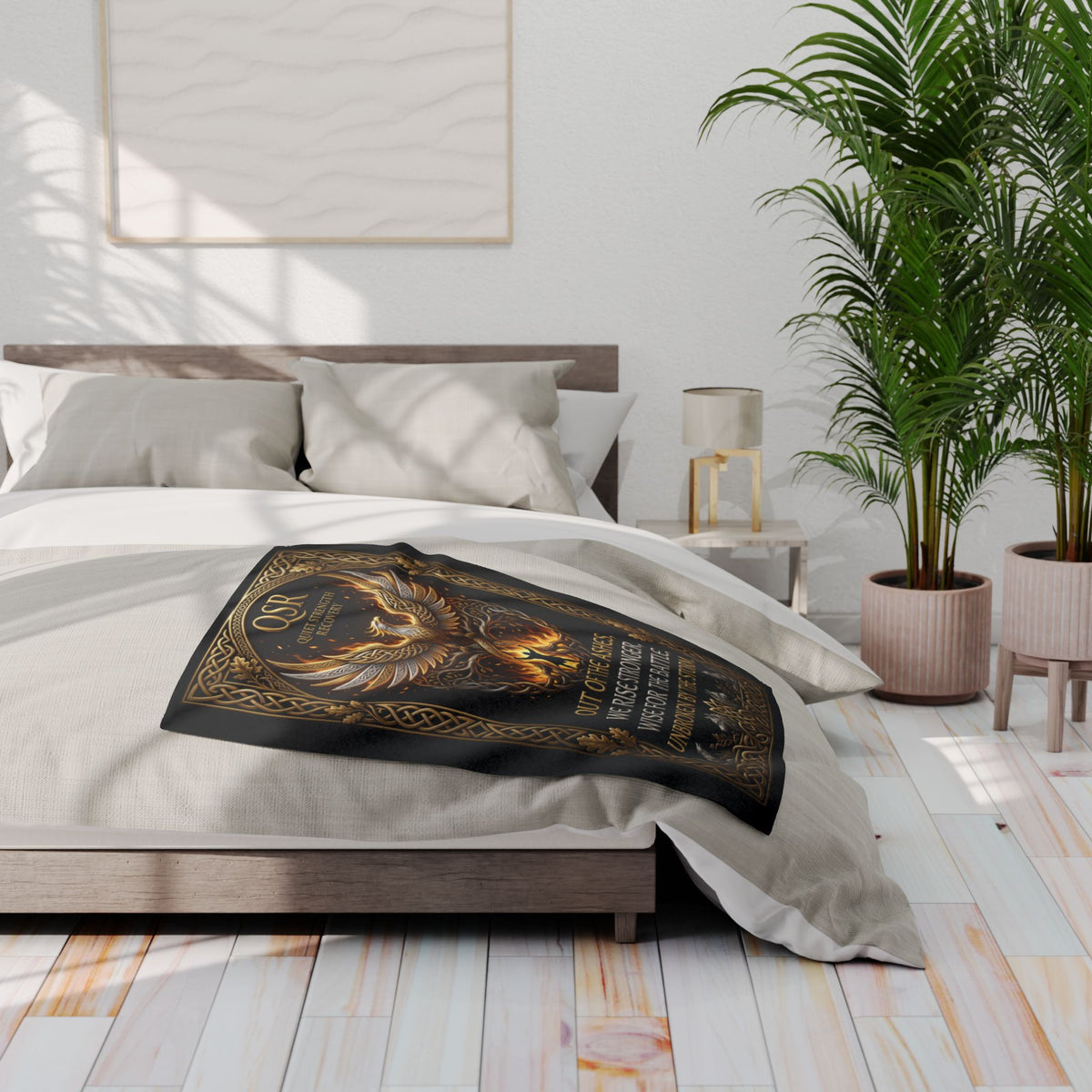 Out of the Ashes — QSR Fleece Blanket
