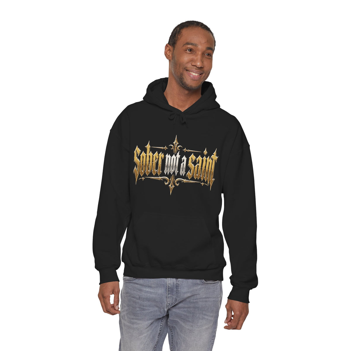 Sober Not a Saint Hoodie