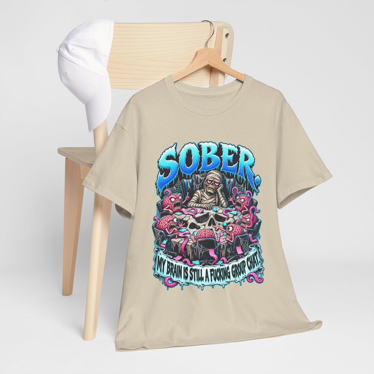 Sober Brain Group Chat T-Shirt